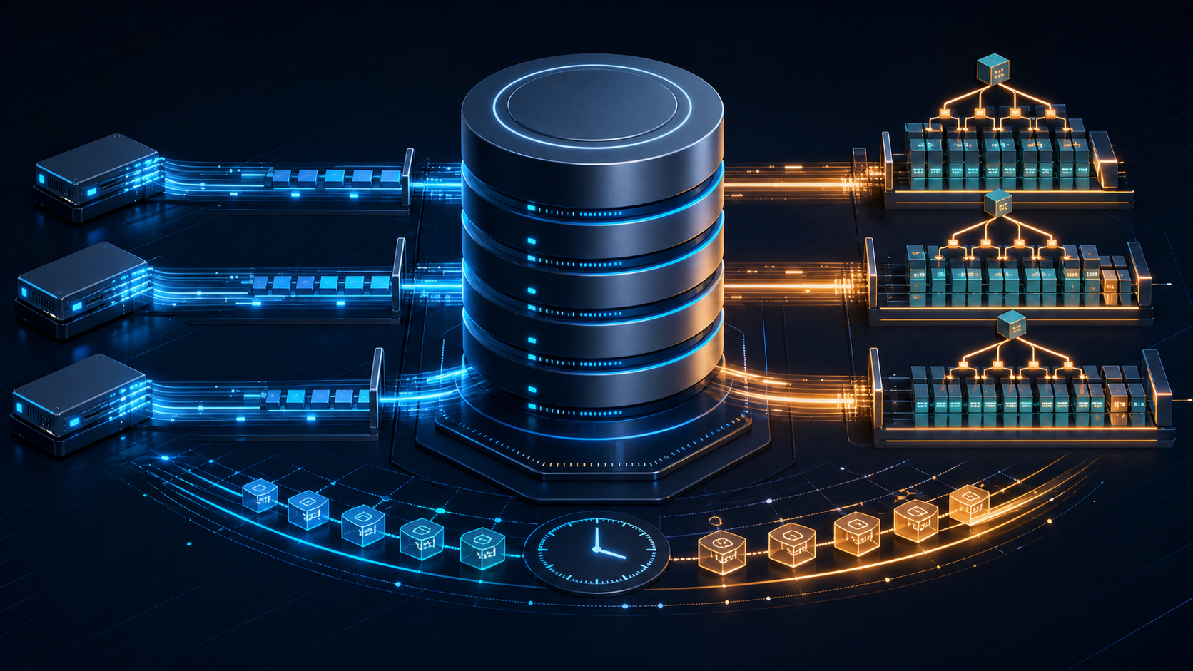 PostgreSQL 18의 비동기 I/O와 인덱스 흐름을 표현한 데이터베이스